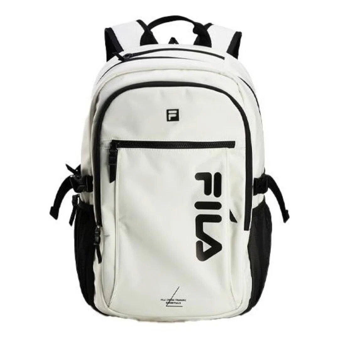Mochila de gimnasio «Blanco Negro»
