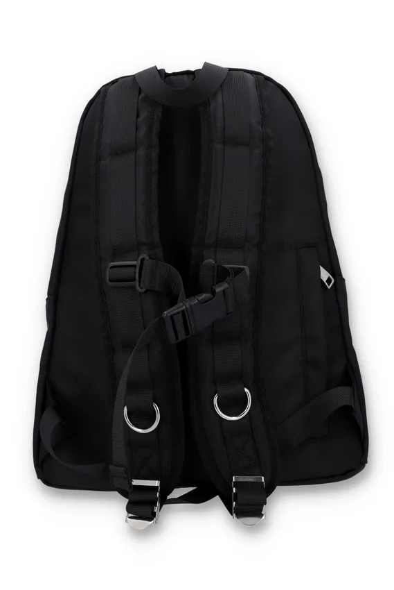 Mochila negra Serris F-Box Premium con logotipo