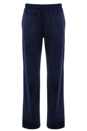 Pantalón de estar por casa Isabella de Fila en azul marino con pernera abierta