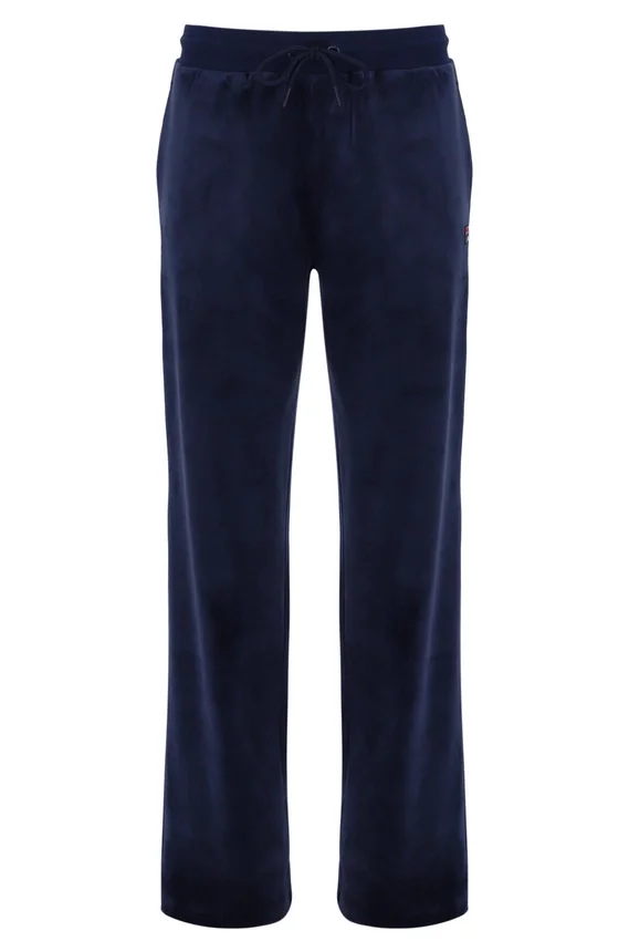 Pantalón de estar por casa Isabella de Fila en azul marino con pernera abierta