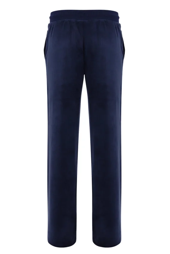 Pantalón de estar por casa Isabella de Fila en azul marino con pernera abierta
