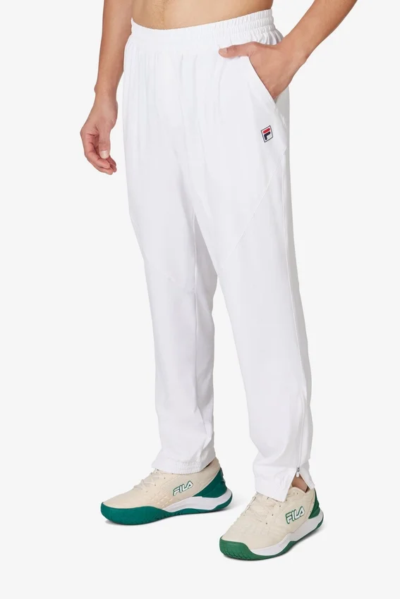 Pantalón deportivo blanco para canchas de tenis