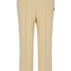 Pantalón deportivo de pierna ancha Marina en beige clásico