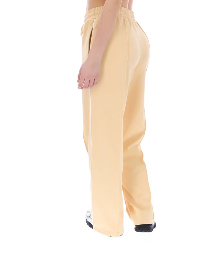 Pantalón deportivo de pierna ancha Marina en beige clásico