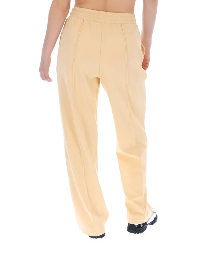 Pantalón deportivo de pierna ancha Marina en beige clásico