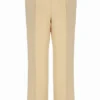 Pantalón deportivo de pierna ancha Marina en beige clásico