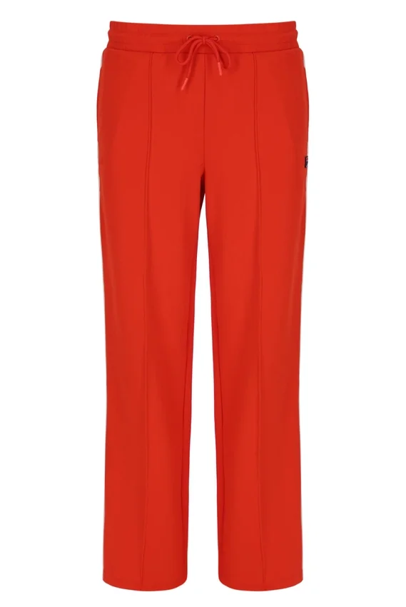 Pantalón deportivo de pierna ancha Marina en color granadina