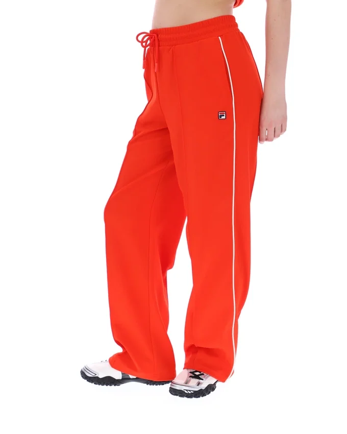 Pantalón deportivo de pierna ancha Marina en color granadina
