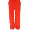Pantalón deportivo de pierna ancha Marina en color granadina