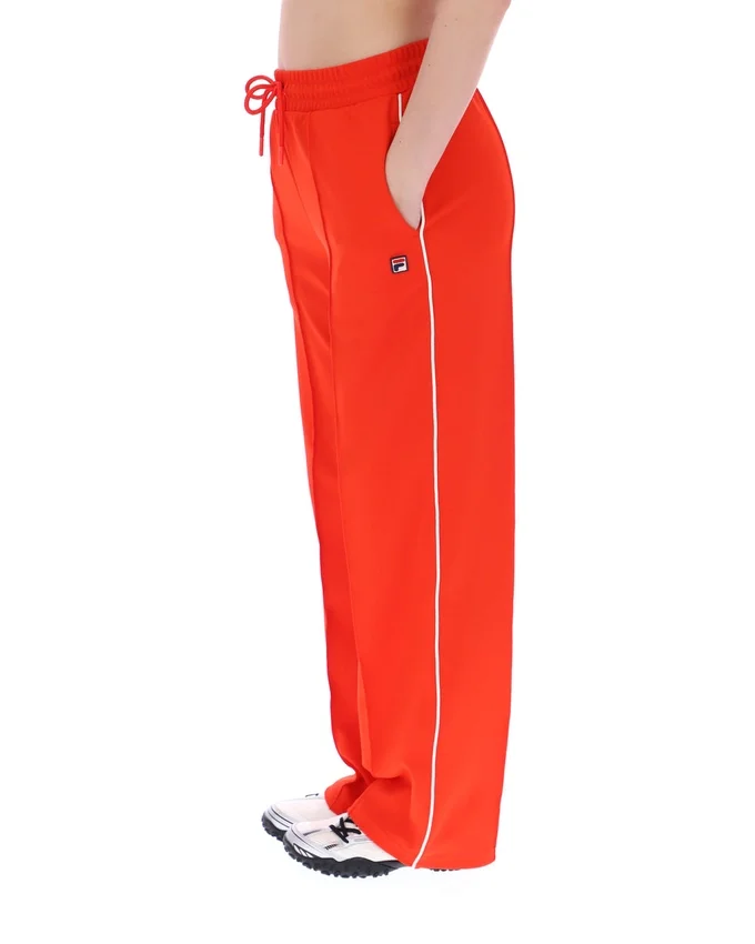 Pantalón deportivo de pierna ancha Marina en color granadina