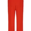 Pantalón deportivo de pierna ancha Marina en color granadina