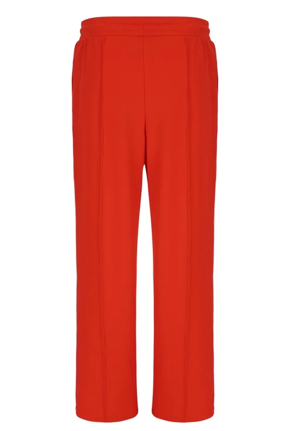 Pantalón deportivo de pierna ancha Marina en color granadina