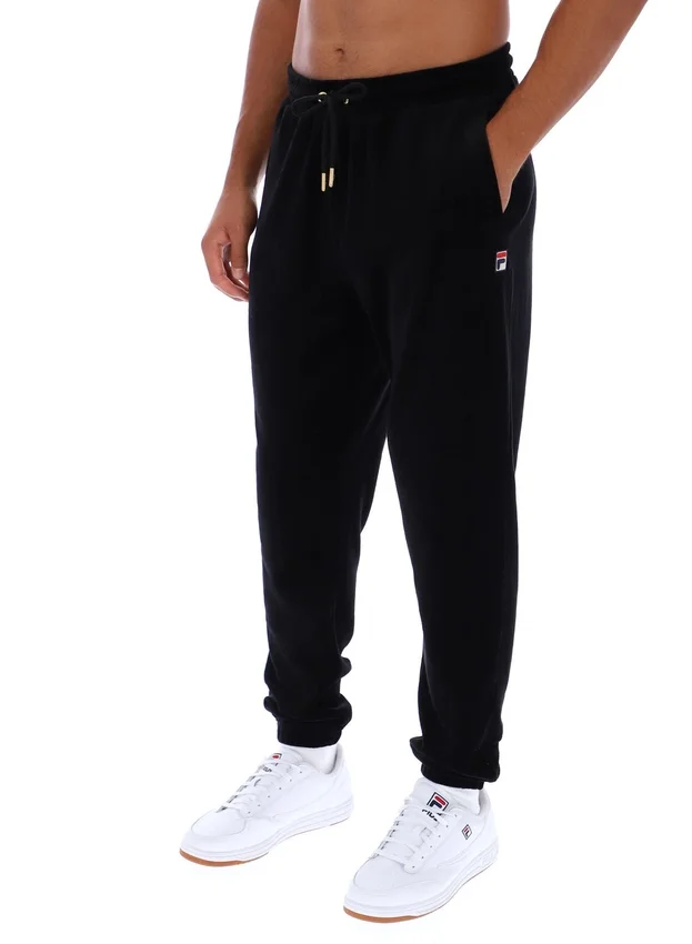 Pantalón deportivo de terciopelo Eddie negro