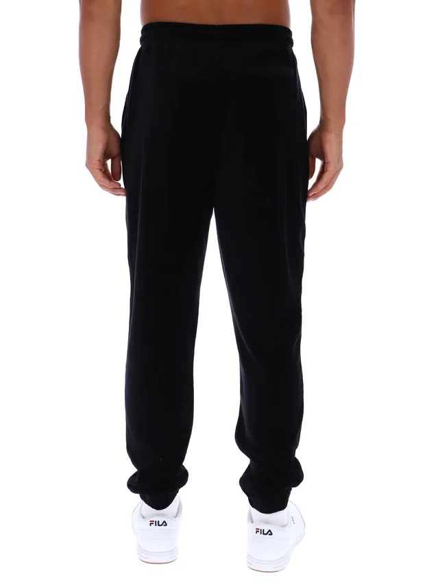 Pantalón deportivo de terciopelo Eddie negro