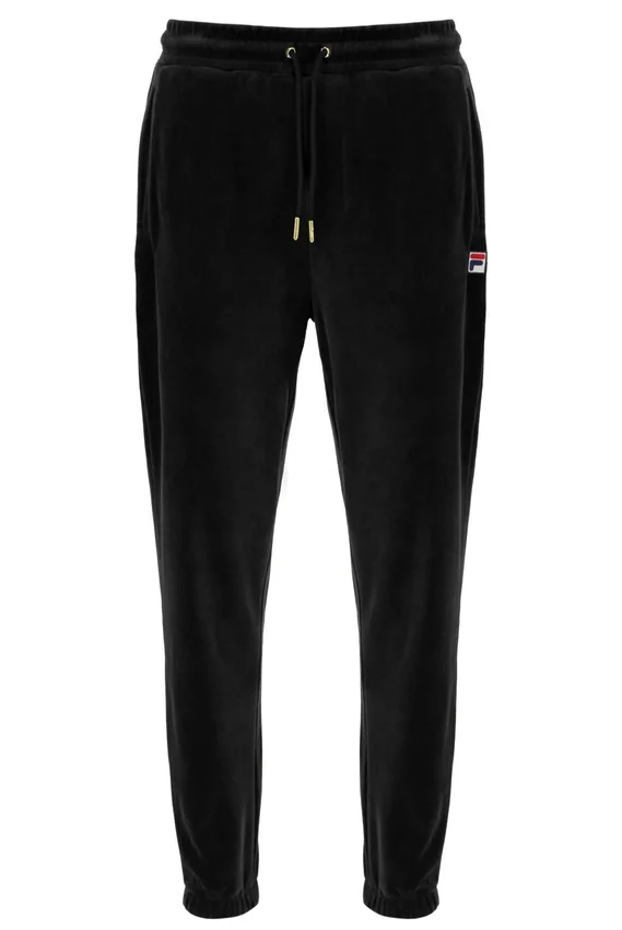 Pantalón deportivo de terciopelo Eddie negro