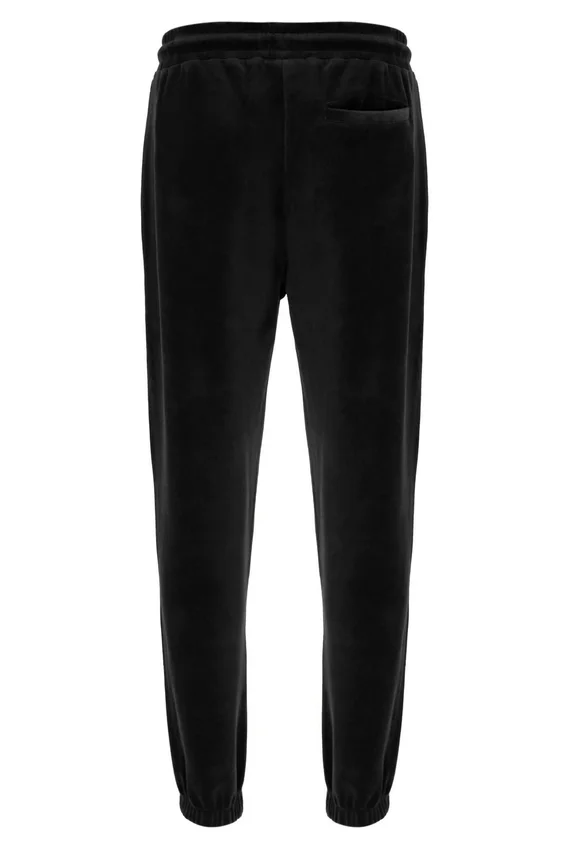 Pantalón deportivo de terciopelo Eddie negro