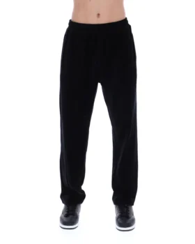 Pantalón deportivo de terciopelo negro Lorrie