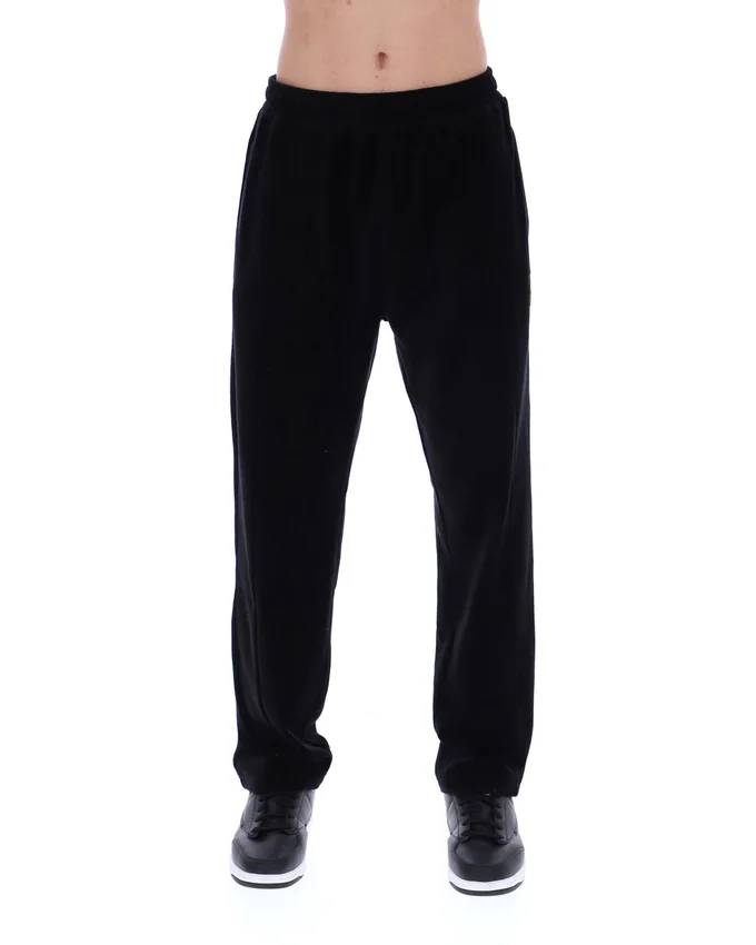 Pantalón deportivo de terciopelo negro Lorrie