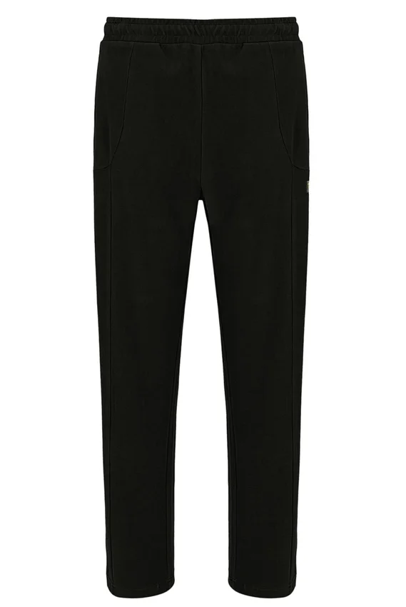 Pantalón deportivo de terciopelo negro Lorrie
