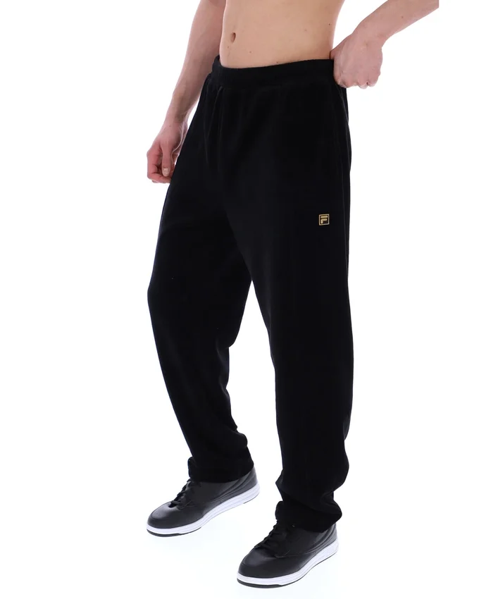 Pantalón deportivo de terciopelo negro Lorrie