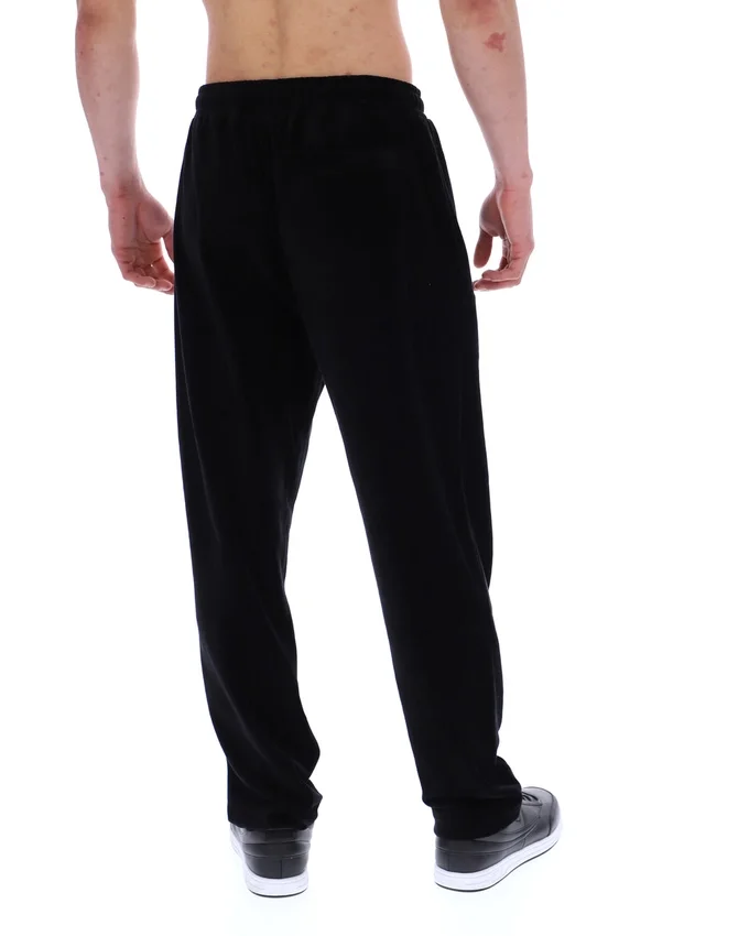 Pantalón deportivo de terciopelo negro Lorrie