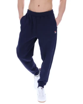 Pantalón deportivo Fila Navy Visconti con puños con ribete