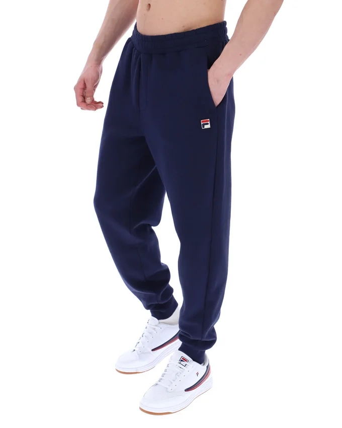 Pantalón deportivo Fila Navy Visconti con puños con ribete