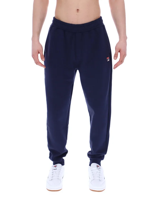 Pantalón deportivo Fila Navy Visconti con puños con ribete