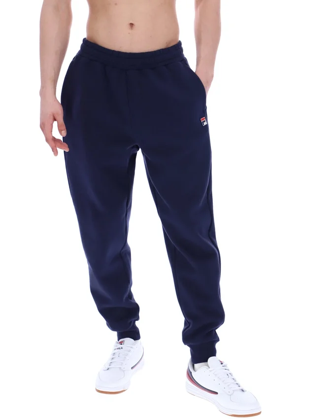 Pantalón deportivo Fila Navy Visconti con puños con ribete