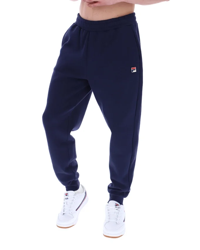 Pantalón deportivo Fila Navy Visconti con puños con ribete