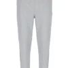 Pantalón deportivo Visconti con puños ribeteados en gris jaspeado