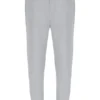Pantalón deportivo Visconti con puños ribeteados en gris jaspeado