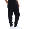 Pantalón deportivo Visconti negro con puños ribeteados