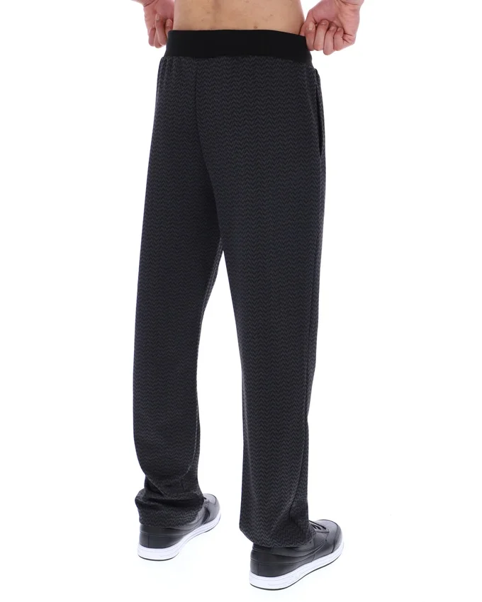 Pantalón Edward de espiga negro