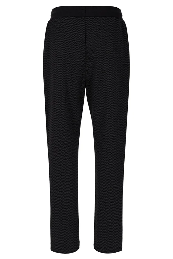 Pantalón Edward de espiga negro