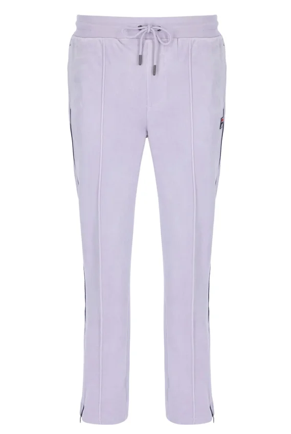 Pantalón jogger de terciopelo Fio de pierna recta en color lila brumoso