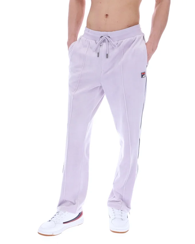 Pantalón jogger de terciopelo Fio de pierna recta en color lila brumoso