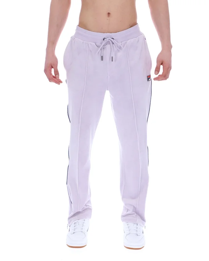 Pantalón jogger de terciopelo Fio de pierna recta en color lila brumoso