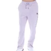 Pantalón jogger de terciopelo Fio de pierna recta en color lila brumoso