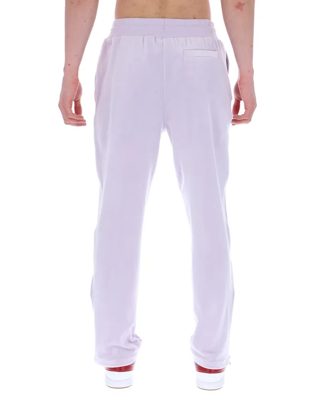 Pantalón jogger de terciopelo Fio de pierna recta en color lila brumoso