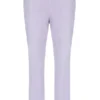 Pantalón jogger de terciopelo Fio de pierna recta en color lila brumoso
