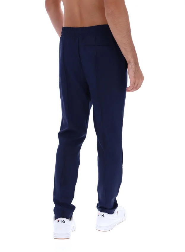 Pantalones ajustados con pliegues Molveno de Fila en azul marino