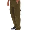Pantalones cargo Oscar en verde oliva oscuro
