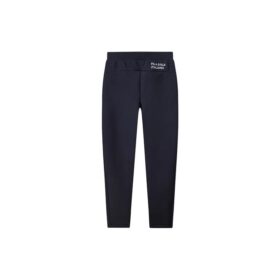 Pantalones casuales rectos Pantalones largos deportivos de punto para abrigarse Azul