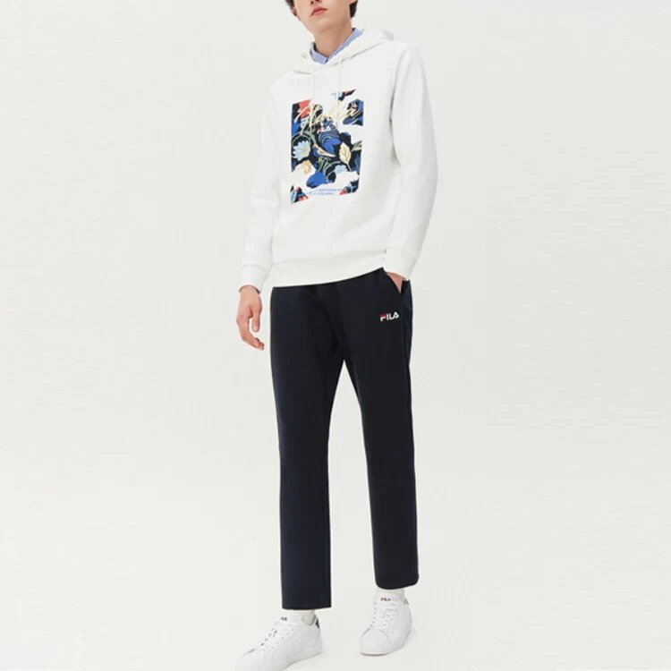 Pantalones casuales rectos Pantalones largos deportivos de punto para abrigarse Azul