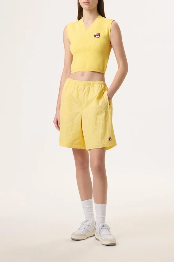 Pantalones cortos arrugados Fila x Hailey