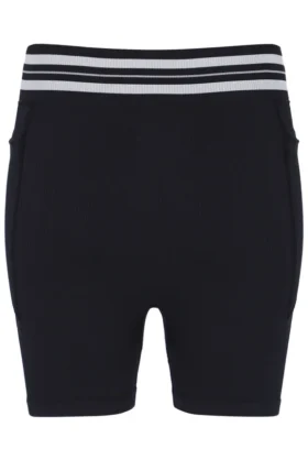 Pantalones cortos de ciclismo sin costuras Casa en negro