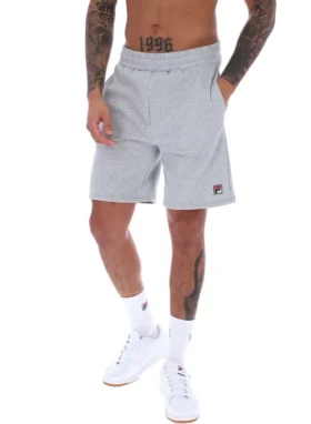 Pantalones cortos de felpa Vico en gris jaspeado