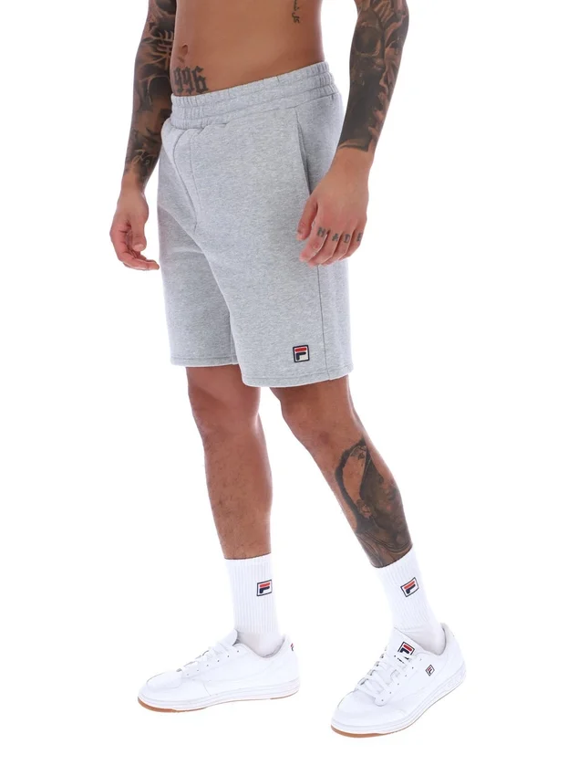 Pantalones cortos de felpa Vico en gris jaspeado