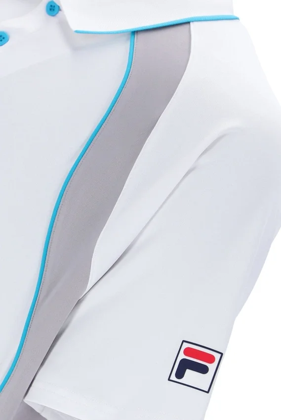 Pantalones cortos de tenis de manga corta Backspin blanco